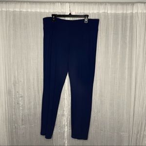 Blue Ankle Pull-on Dress pants